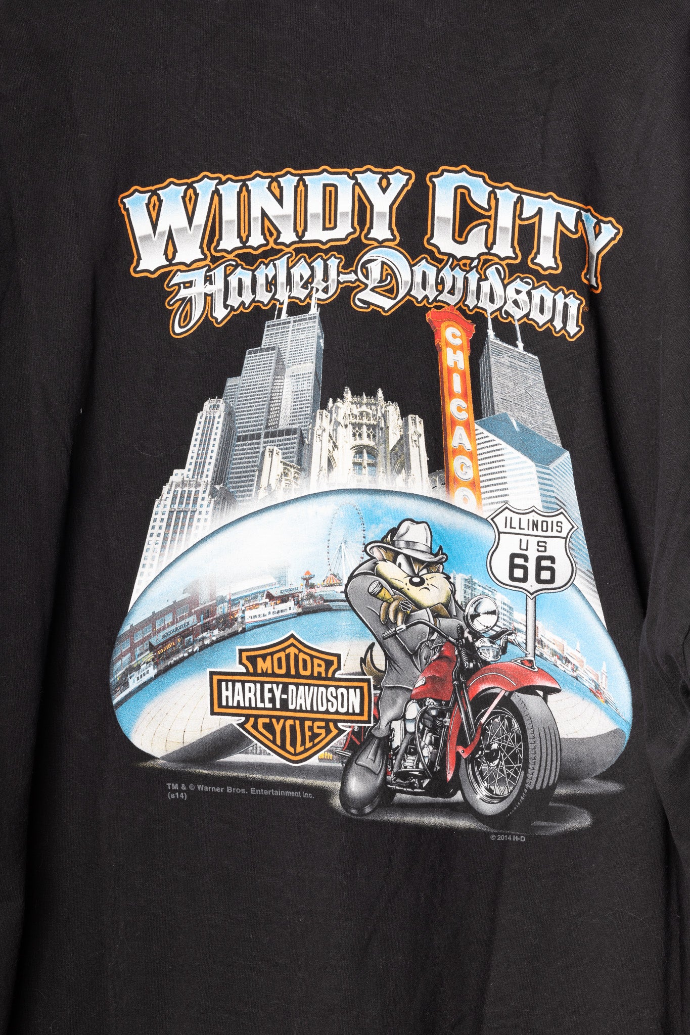Harley Davidson Chicago Windy City Taz Tee