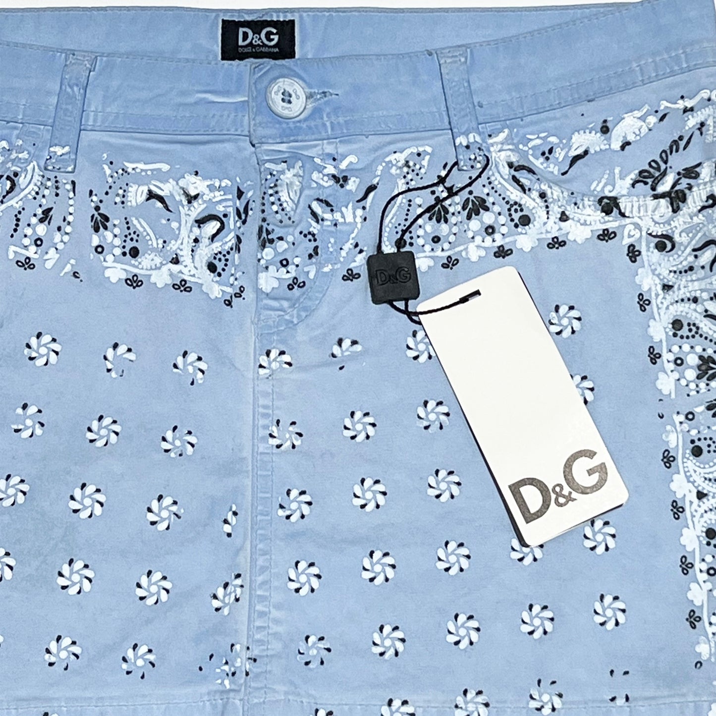 Dolce & Gabbana bandana print mini skirt