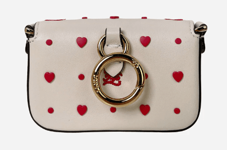 Fendi Micro Baguette Heart Bag - Cute and compact, a playful accessory that adds charm to any outfit.