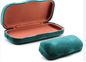 Protect your Gucci 90's timeless blue vintage sunglasses in style with this chic and durable sunglasses case.
