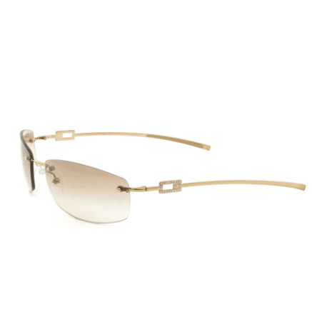 Gucci STRASS Rimless Sunglasses